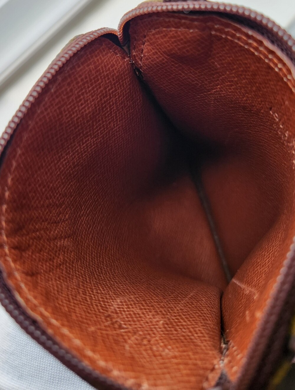 Louis Vuitton Brown Monogram Pochette Secret Passport Holder With Dustbag - Picture 10 of 13